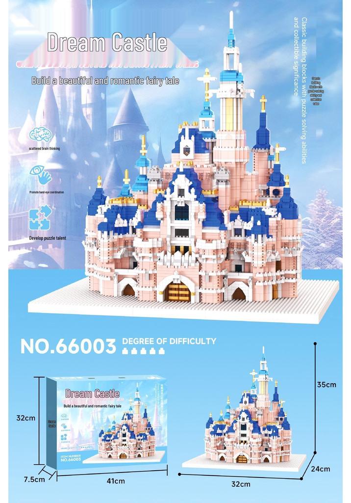 Great Wall Micro-Granule Blocks: Challenging Educational Assembly Toy for Adults, Boys, and Girls