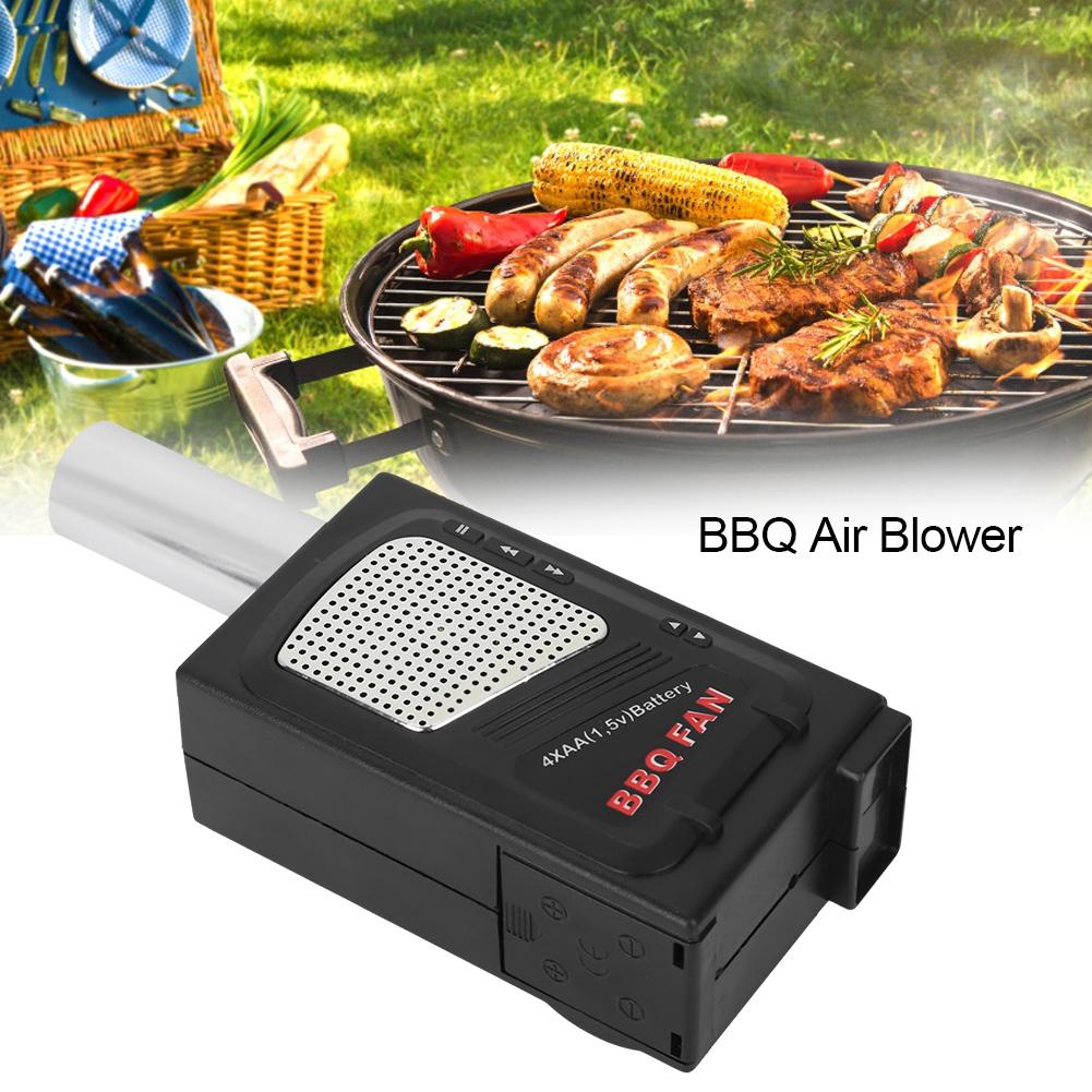 Lightweight Portable BBQ Fan Air Blower for Camping Picnic Cooking Outdoor