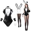 [Excellent Quality] Bunny Girl Cosplay, Plus Size Bunny Suit, Black and White Uniform, Cute and Sexy Halloween Costume for Events and Photo Shoots (Bl