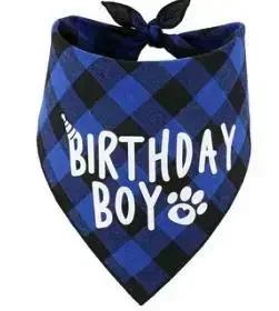 Pet Party Decoration Set Dog Birthday Triangle Scarf Hat Bow Tie Dog Birthday Decoration Suppliesdog Supplies
