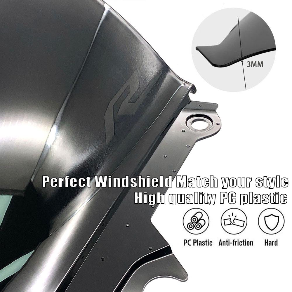 Motorcycle Sport Racing Double Bubble Windshield WindScreen Visor Deflector For YAMAHA YZF-R3 2019-2023 2022 2021 YZF-R25 R3 R25