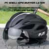 Kask rowerowy 4 w 1 z okularami przeciwsłonecznymi / Daszkiem Bezpieczeństwa Kaski Wielotrybowe noszenie Kask rowerowy Kask rowerowy MTB Dla kobiet Mężczyzn