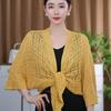 Breathable Knitted Shoulder Wrap for Women Shawl for Summer Outings and Everyday Use in Classical Solid Color