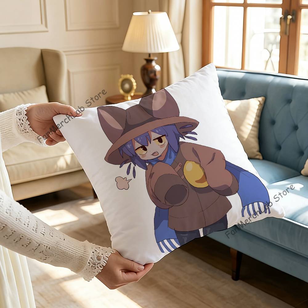 Anime NNiko OOneshotS Printed Pillow Cover Cushion Case Simple Sofa Pillow Case No Pillow Core