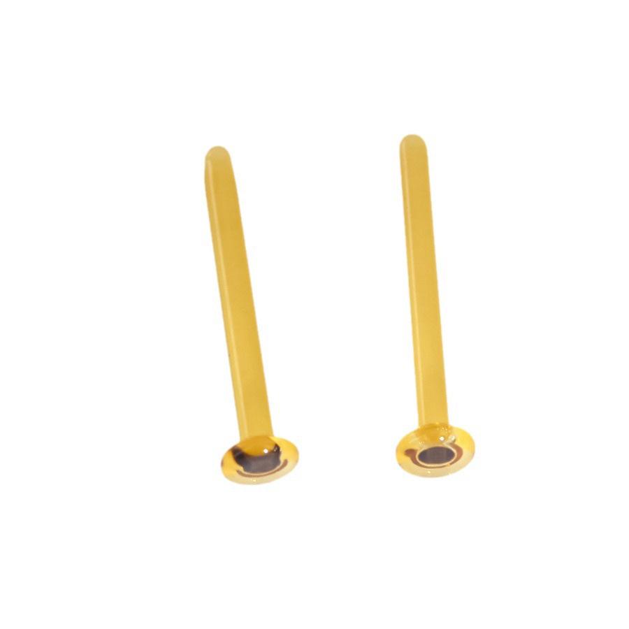 2024 Invisible Glass Ear and Nose Studs: Lead-Free, Nude, 0.8-2.0mm