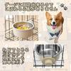 Momone Pet Hanging Bowl, Pet Bowl Hanger for Cages, Pet Food Bowl, Food Dispenser, Fixed, Health Water Bowl, for Cats, Dogs, Rabbits, and Small