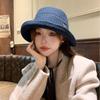 Chic French Plaid Fisherman Hat: Elegant Autumn/Winter Style