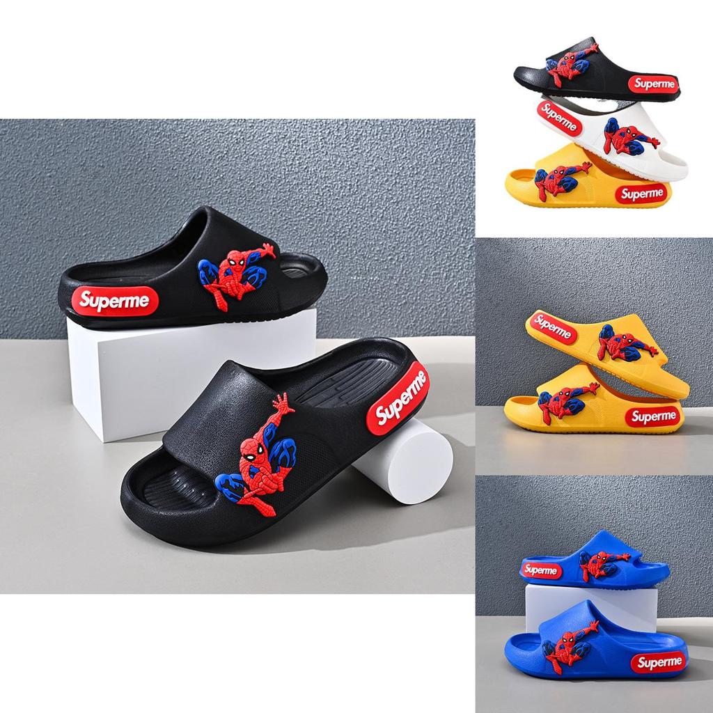 Jungen Bequeme Spider-Man Themen Indoor Rutschfeste Weiche Sohle Slipper Sandalen für Sommer