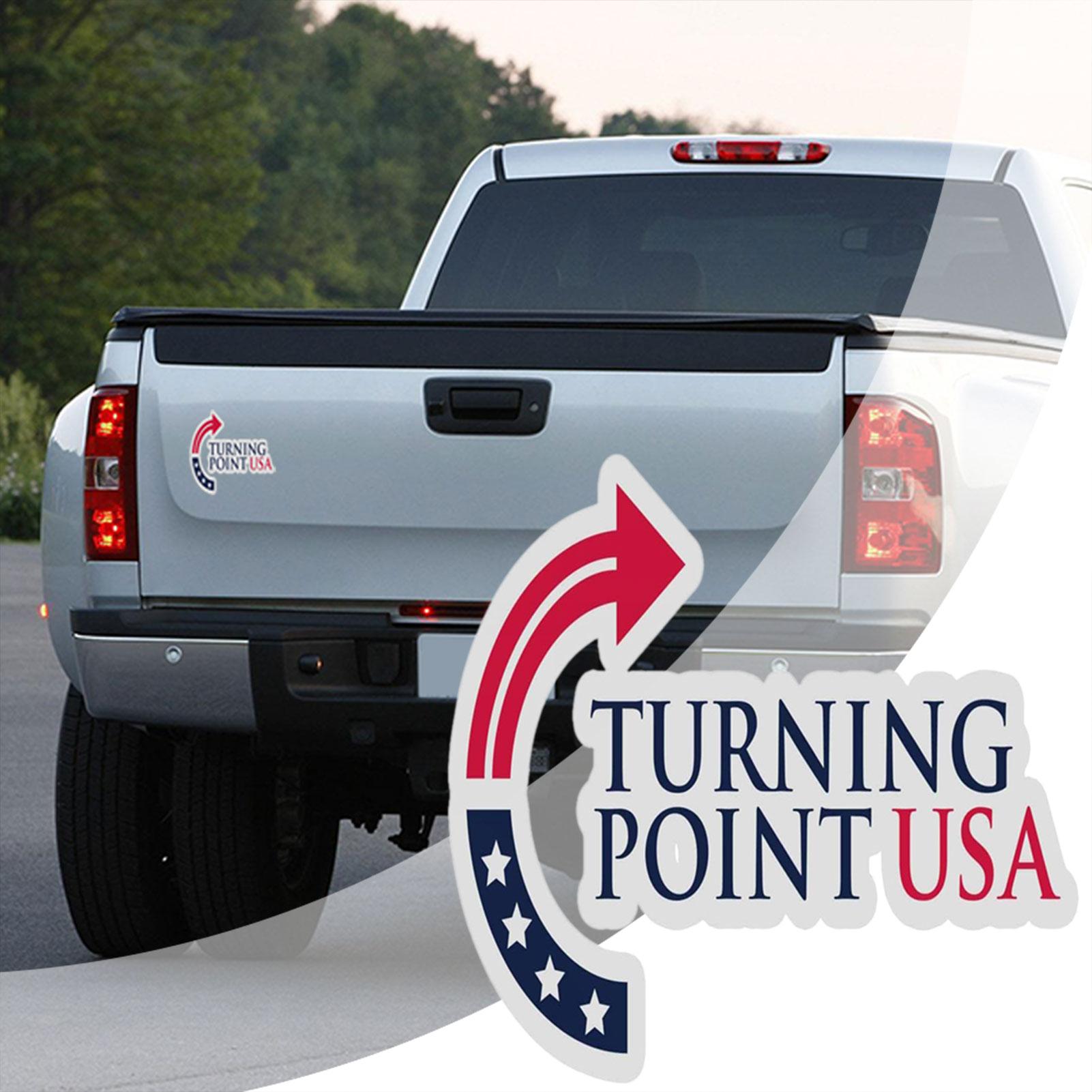 

Turning Point USA TPUSA Car Bumper Sticker Removable Decorative Car Decals For Car Window China Mainland