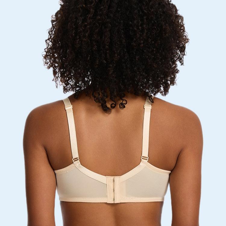 Large Size Lingerie with Thin Mesh Gathered French Style Sexy Soft Steel Ring Anti Sagging Bra