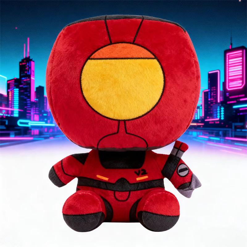 20CM Ultrakill Hra Anime ULTRAPLUSH V1 Plyšová hračka Měkký Kreslený Společník Spánek Objímání Periferie Pro Dítě Herní Fanoušek Dárek k Narozeninám