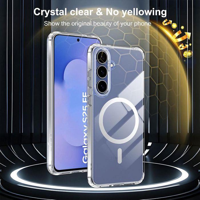 Coque de Protection - BOOLING - pour Samsung Galaxy S25 FE - Transparent - Mince et légère - Antichoc