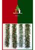 Christmas Encryption 2.7m Flocked Vine Door Hanging Decoration