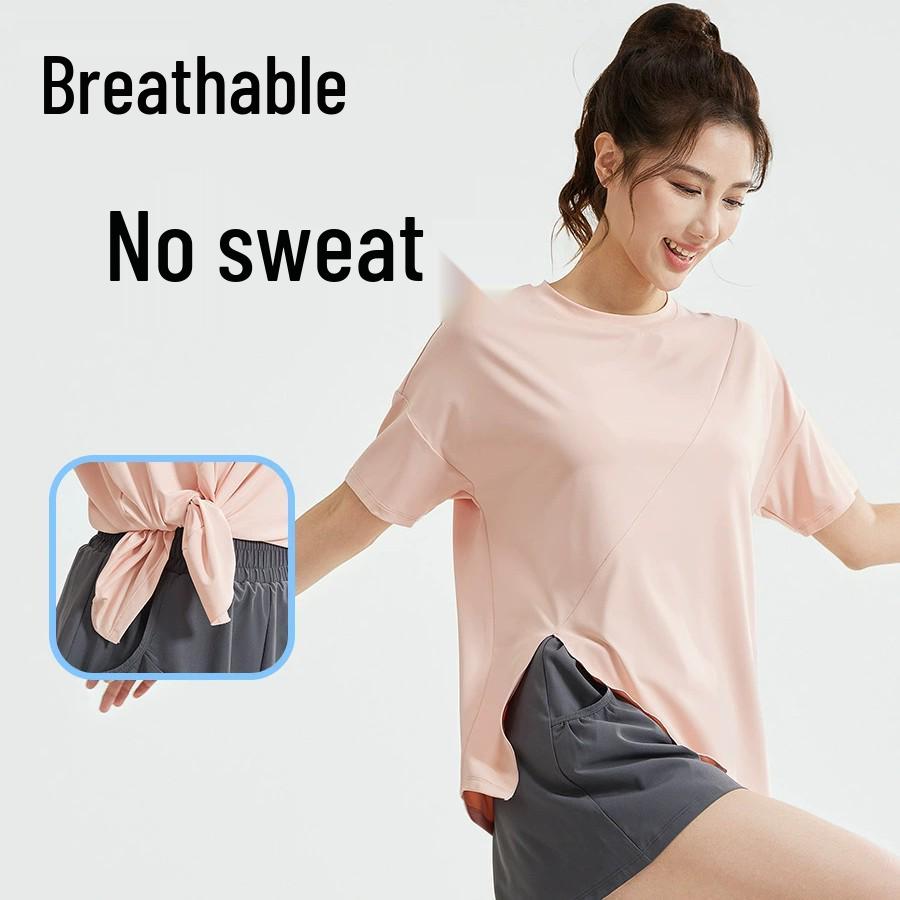 

Kangnian Women s Plus Size Breathable Yoga & Running Shorts Set - Spring/Summer XXL