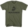 Maglietta con logo Aquila e Globo dei Marines USMC