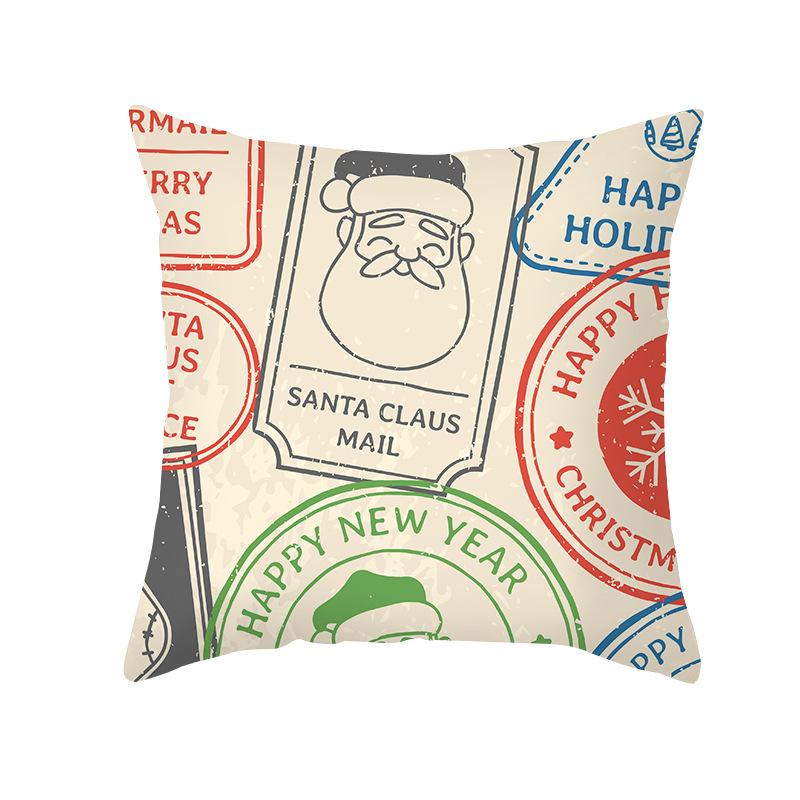 Nordische Weihnachtskissenbezug Schwarz Gold Serie Pfirsichhaut Kissenbezug Büro Sofa Kissenbezug Zuhause