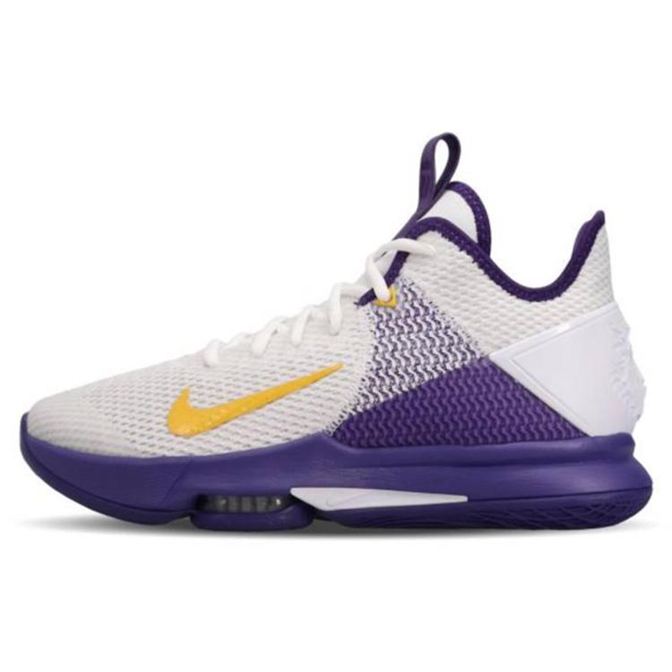 New Nike LeBron Witness 4 EP 'Lakers White' CD0188-100