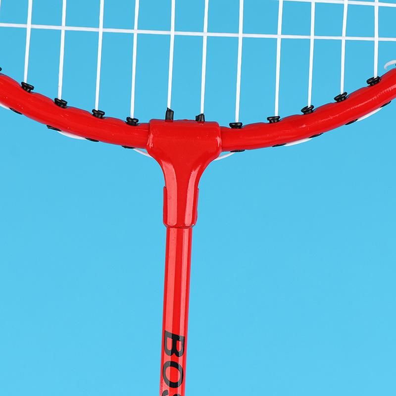2Pcs Rackets + 1 Racket Bag Badminton Raet Set For Beginners Children Adults Included Iron Alloy Durable Sports Racquet
