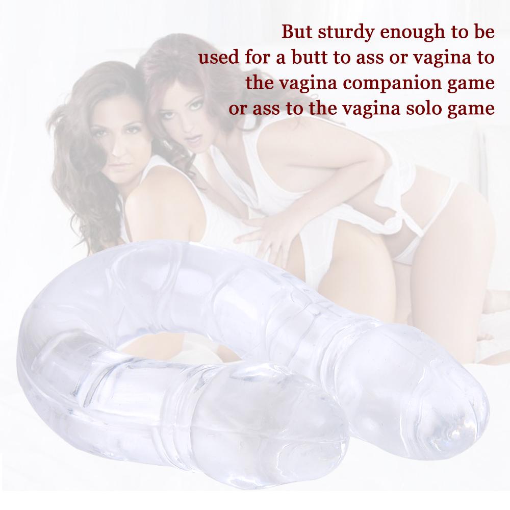 Double-Ended Adult Toy for Adults, TPE Personal Accessory, Non-Electric Battery-Free Design, 1 Pc, Four Sizes Available