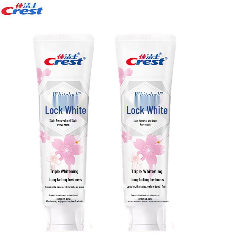 

Crest Dual-Color Whitening Cherry Blossom Toothpaste