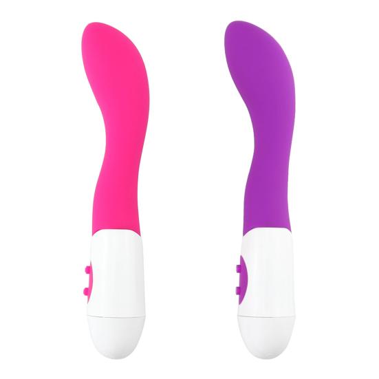 Women Silicone Vibrator 10 Vibration Modes Sex Toy Battery Powered G-Spot Vibrator Clitoral