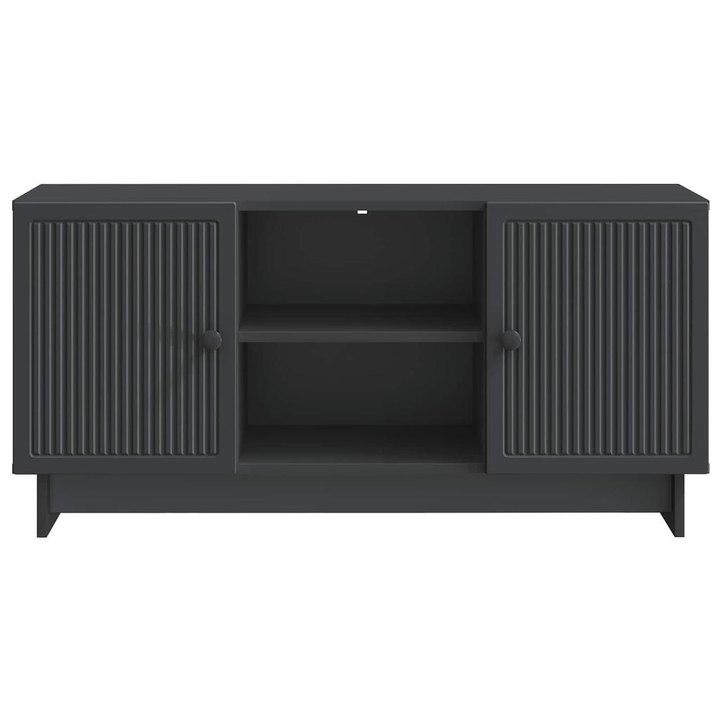 TV Stand 102 x 34.5 x 50 cm Black Particleboard