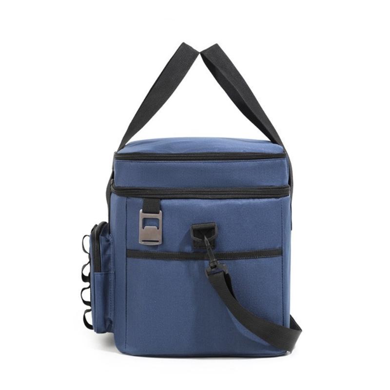 Odolná vodotěsná pikniková termo taška na kempování, plážové výlety, nastavitelný popruh, prostorný chladicí úložný prostor