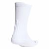 Adidas Tennis Crew Unisex Size M Socks, Adult, CH260, White/Black (KA0075),