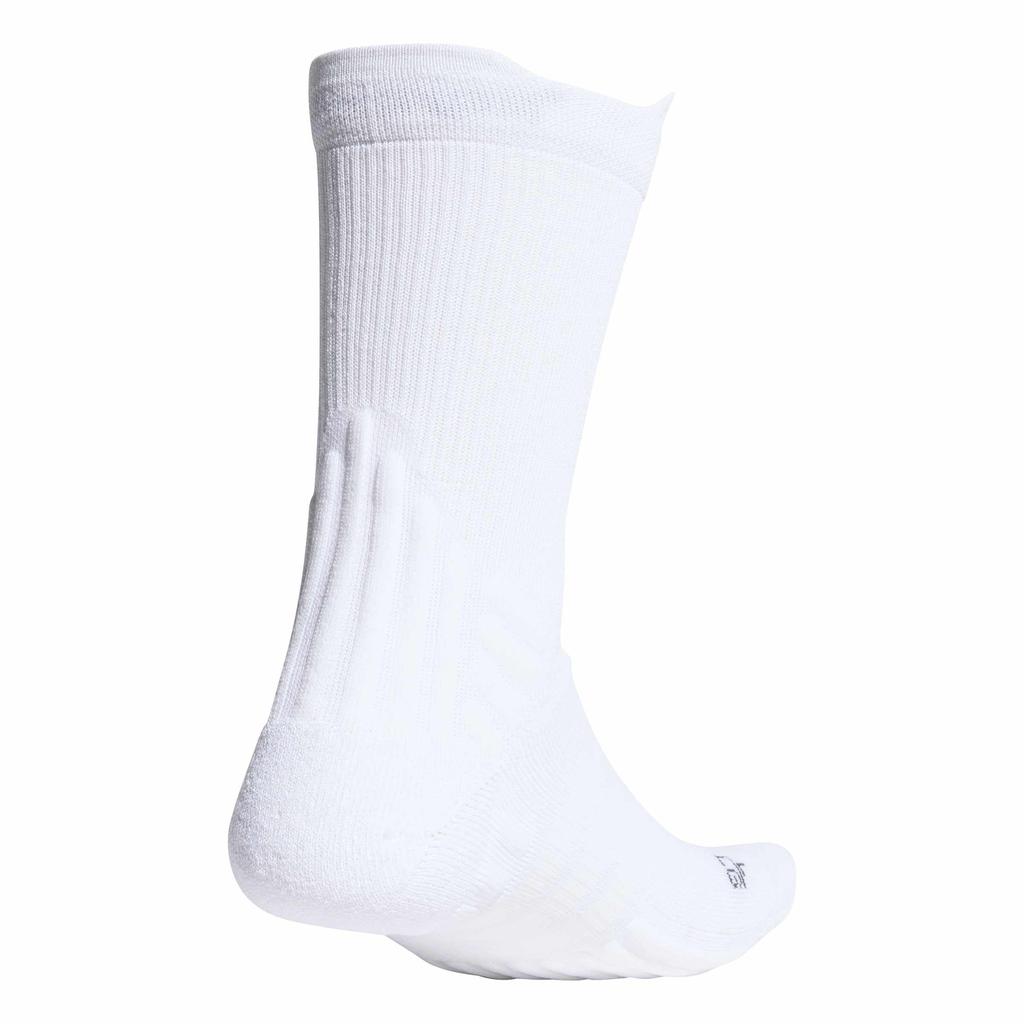 Adidas Tennis Crew Unisex Size M Socks, Adult, CH260, White/Black (KA0075),