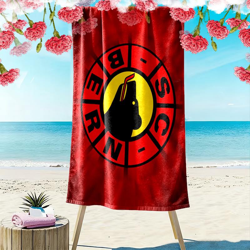 Ice Hockey League Club 2D Flat Print Beach Towel, Large Soft Quick Dry Towel for Beach Camping Swimming.MSTJ0918127