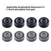 Vibration Dampening Rubber Pads For S1C Printer Stability Improved Anti Slip Performances 20% Spring Adjustment