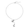 Fashion and Versatile Tassel Butterfly Pendant Necklace Light Luxury Niche High-end Design Jewelry Necklace