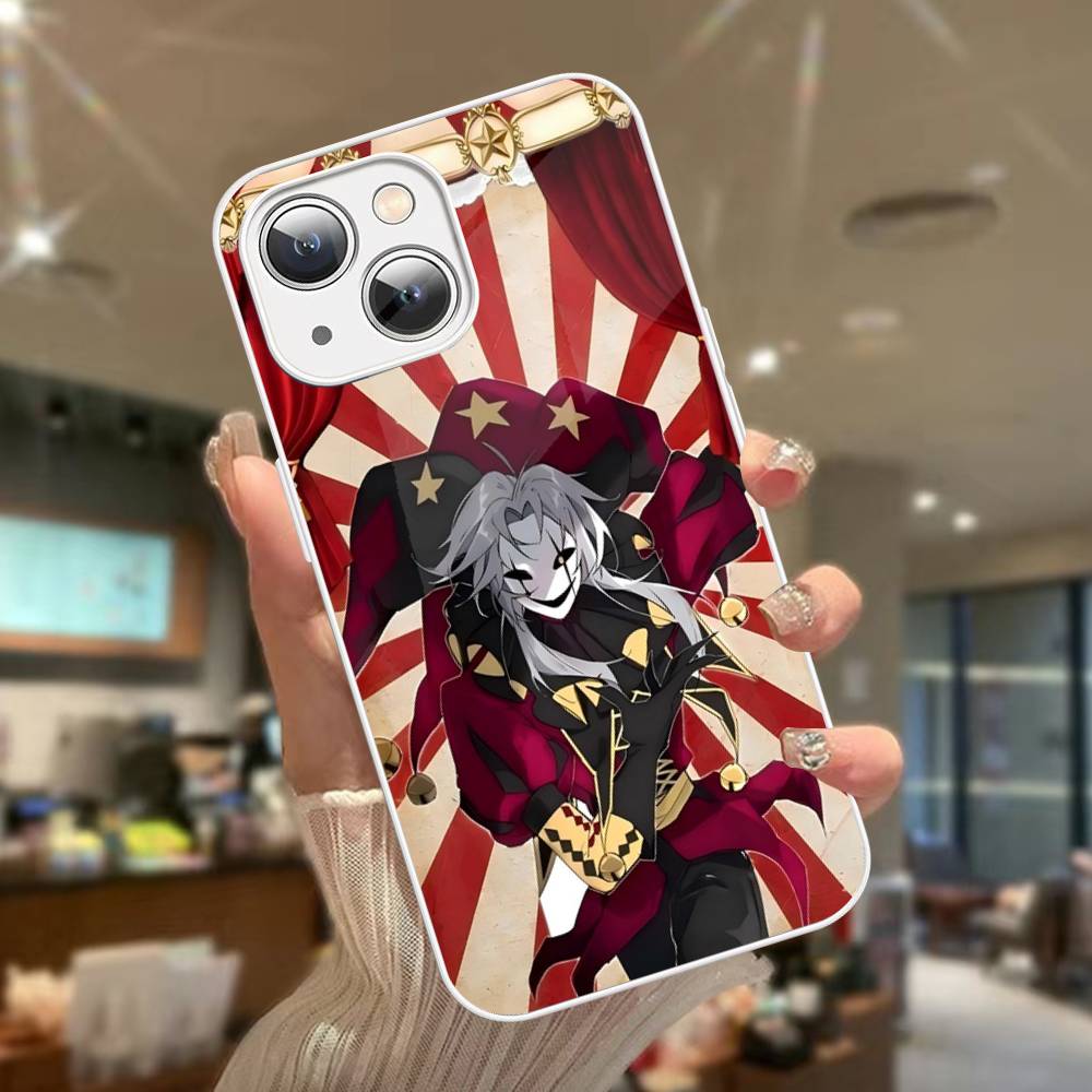 

Аниме Цирк Уродцев Пьеро Для IPhone 14 13 12 Mini 11 Pro XS Max X XR 14 Plus Закаленное Стекло Чехол iphone XS