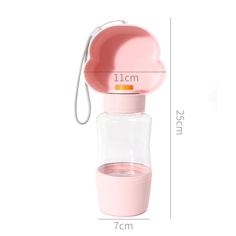 1Pc Pet Water Bottle Portable Accompanying Cup Dog Travel Water Bottle Drinking Food Bowl 2 In 1 Outdoor Pet Supplies