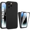 Full 360 Case - iPhone - 14 Pro Max - Black - Anti-Scratch - Flexible