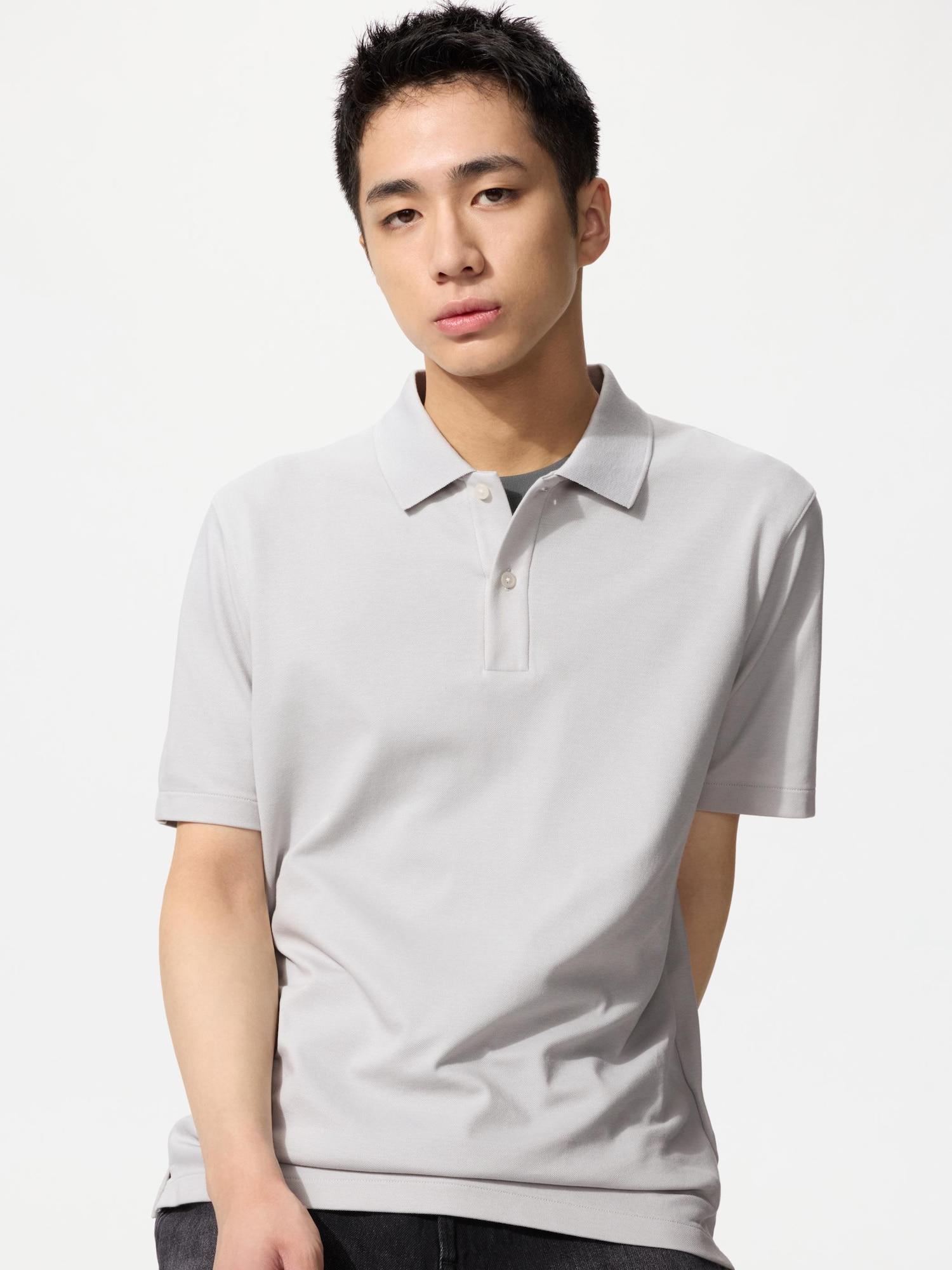 

Рубашка-поло Uniqlo Airism Cotton Pique 02 LIGHT GRAY/UNISEX L
