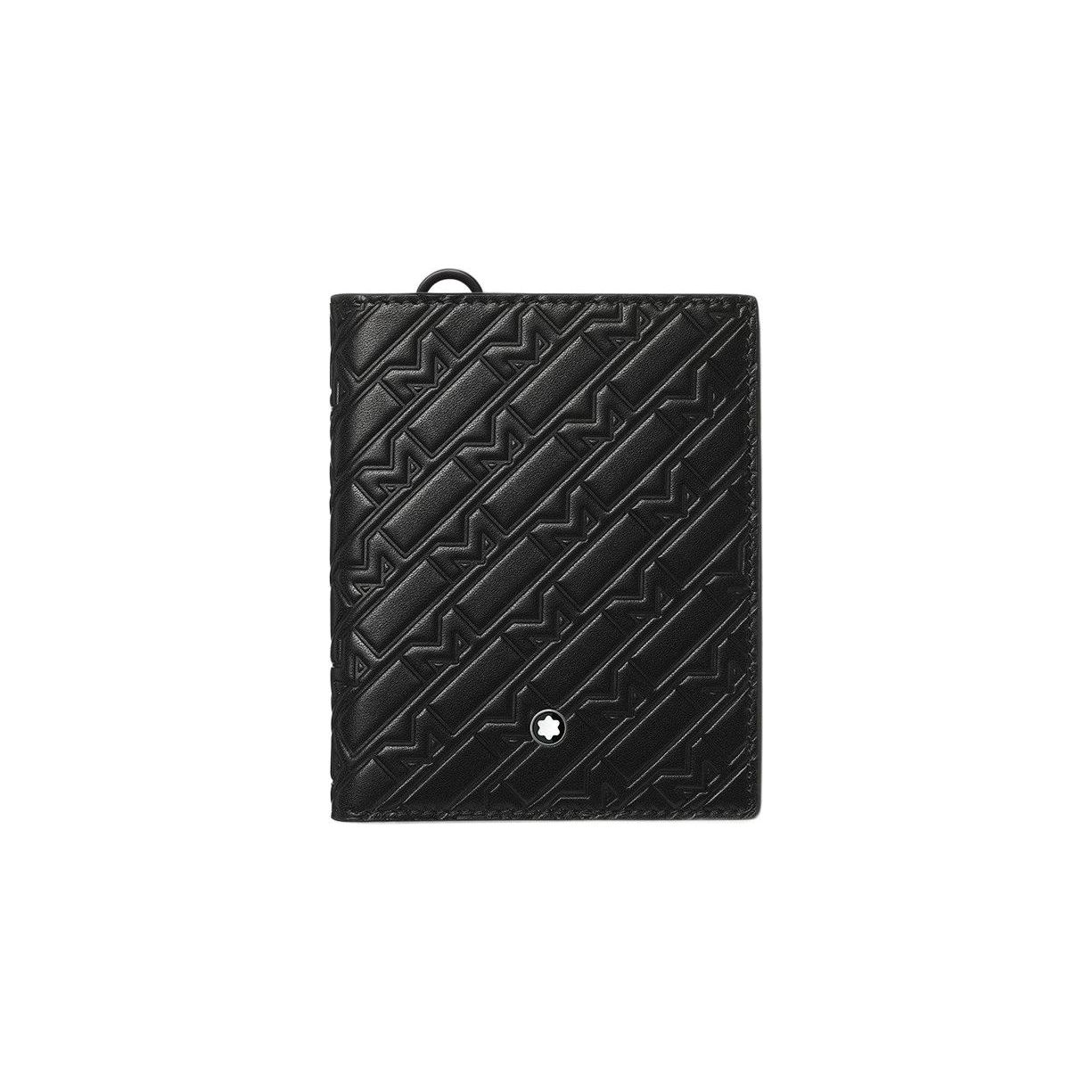 

Montblanc M_Gram 4810 Press Stud Closure Embossed Calfskin Wallet Unisex wallet Black 130025 Gift Set(Basic Set+Box+Shopping Bag)