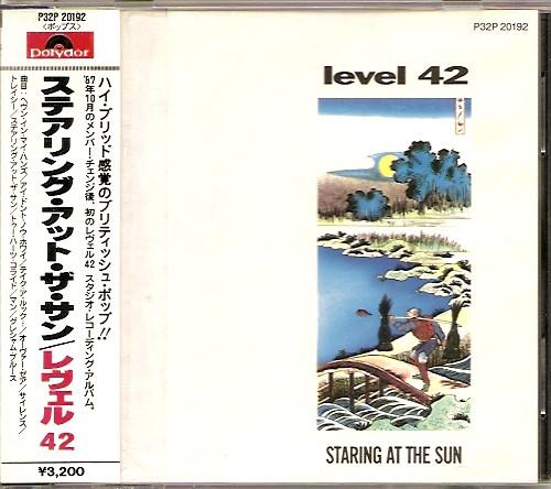 

CD LEVEL 42 Staring At The Sun P32P20192 Polydor 1988 Japan Rock Used