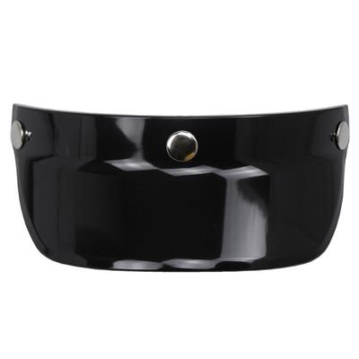 Visera Universal de 3 Botones a Presión Abatible Viento para Casco de Motocicleta Abierto