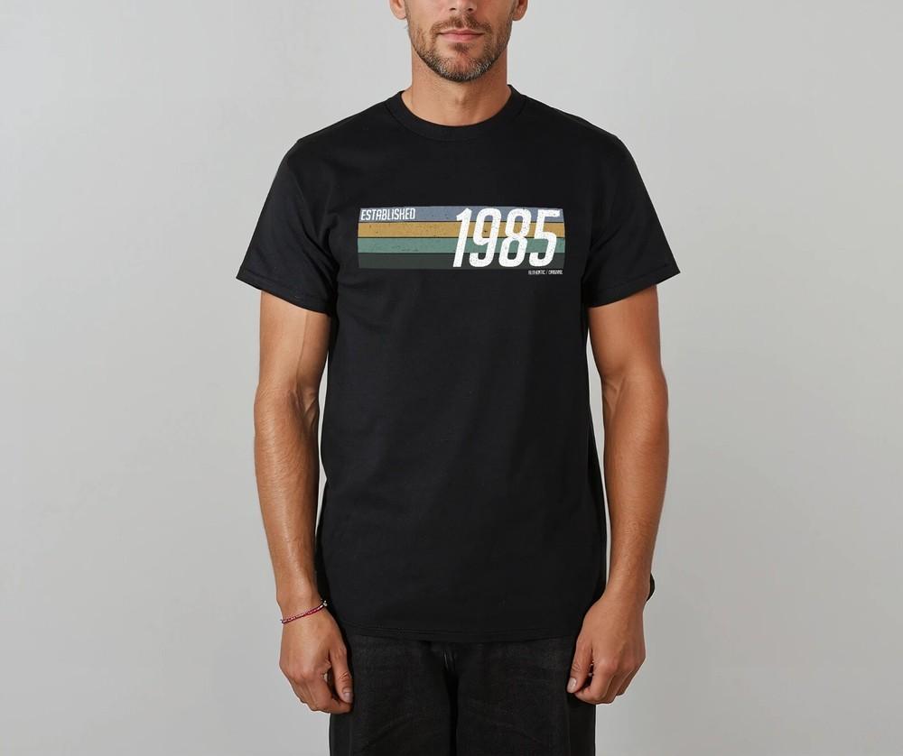 

Established 1985 T-shirt Top Funny 40th Birthday Gift Retro Gift Dad 3XL
