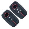 Silicone Car Key Cover For Toyota Raize Veloz Avanza Wigo Case For Daihatsu Rocky Key Holder Remote Case For Keychain Alarm