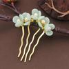 Women's Hanfu Hair Accessories: Pearl Flower Hairpins & Combs in Ancient Style