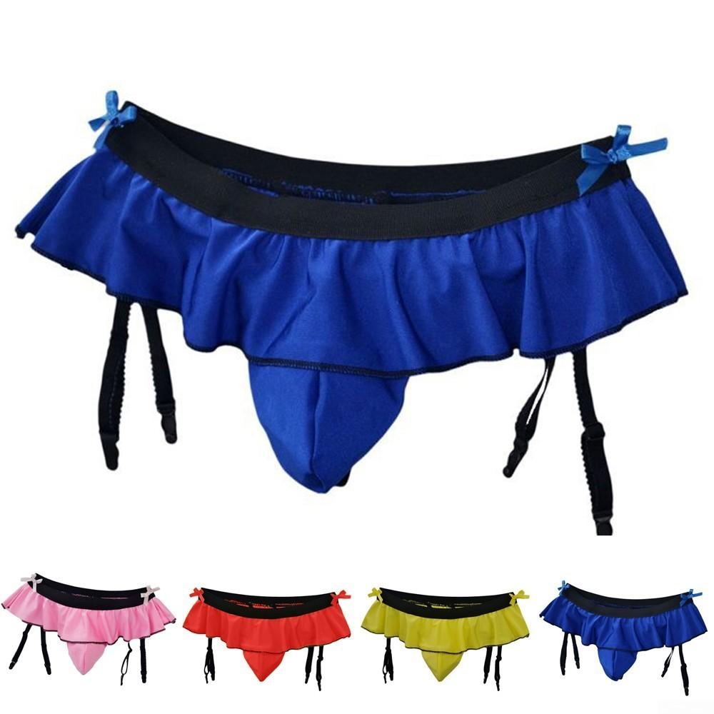 Bikiny Kalhotky Šortky Clip Sissy Clubwear Crossdress sukně