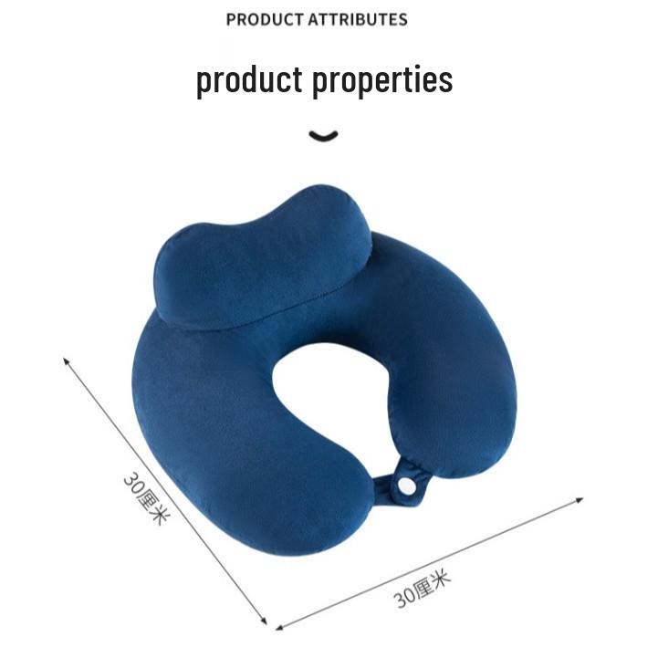 U-Shaped Neck Support Pillow with Custom Logo for Travel, Car, Airplane, & Office Naps