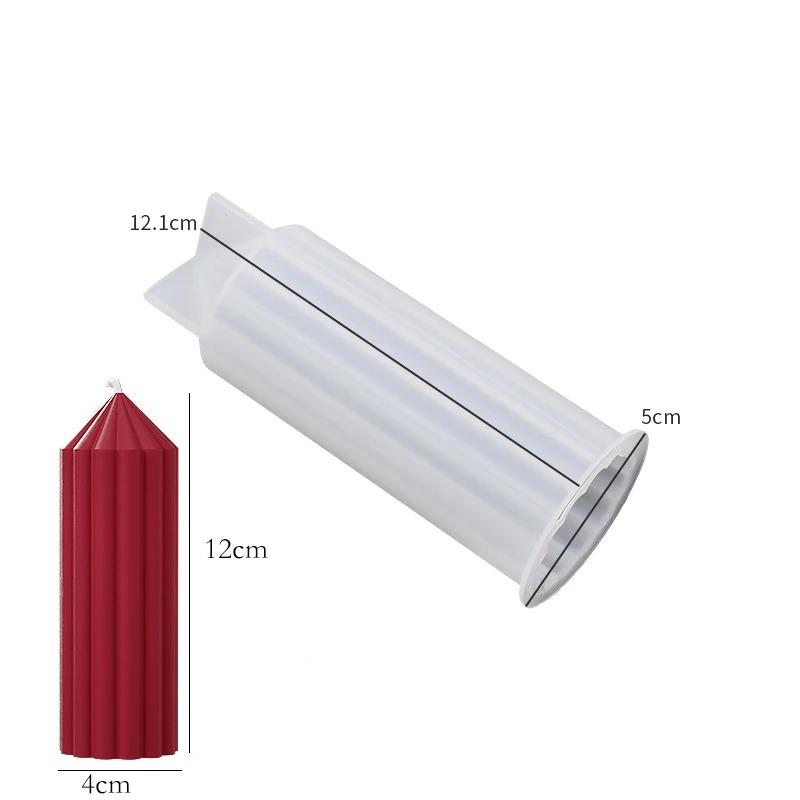 Simply Style Cylindrical Candle Silicone Mold DIY Aromath Candles Soap Making Resin Mold 3D Plaster Craft Home Decor Supplies