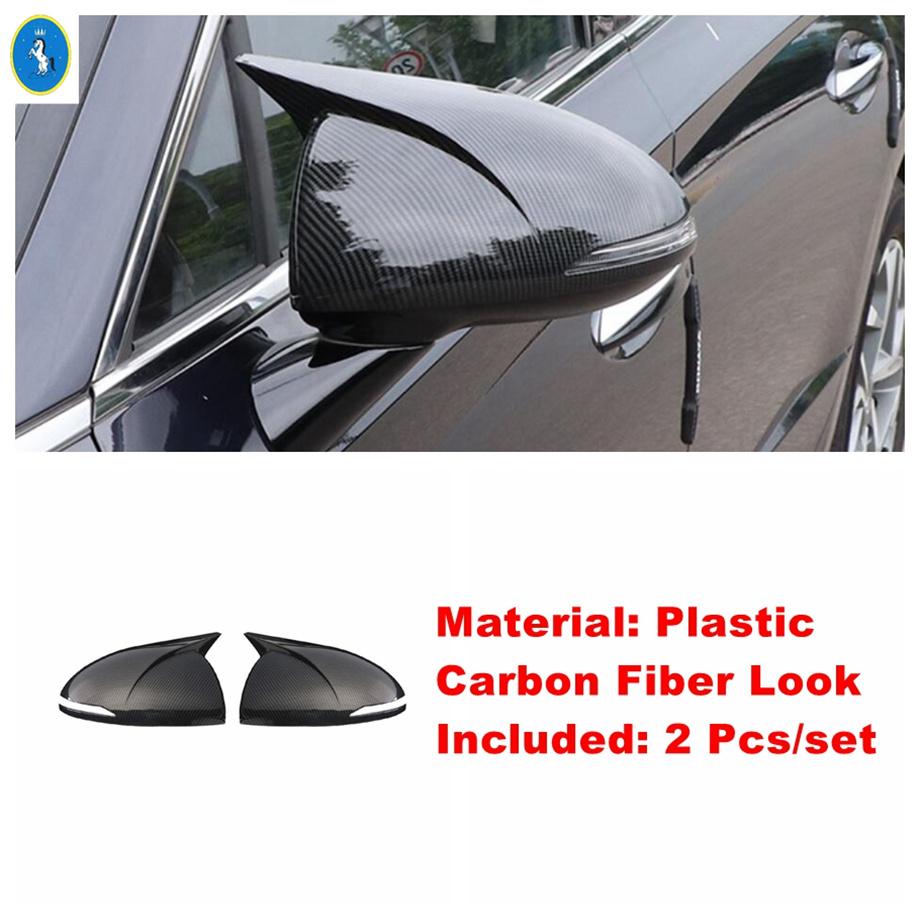 Car Rear Window Shutter / Wing Case Rearview Mirror Cover Trim For Hyundai Sonata DN8     Exterior Accessories