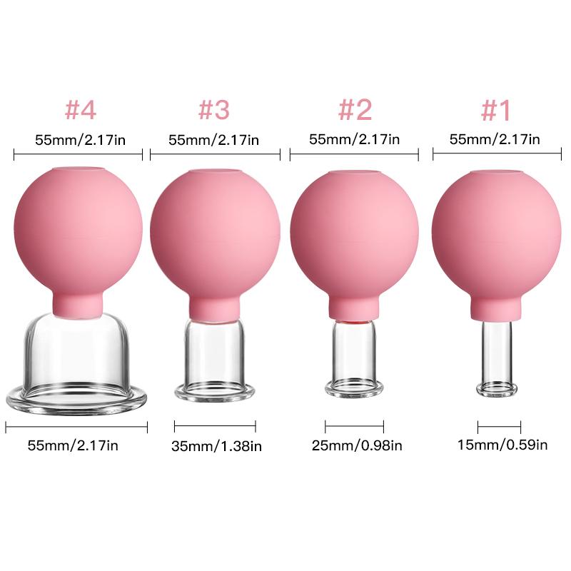 New Rubber Vacuum Cupping Massage for Body Anti Cellulite Cans Vacuum Jar Medical Chineses Therapy Cupping Health Care Tool 1PC
