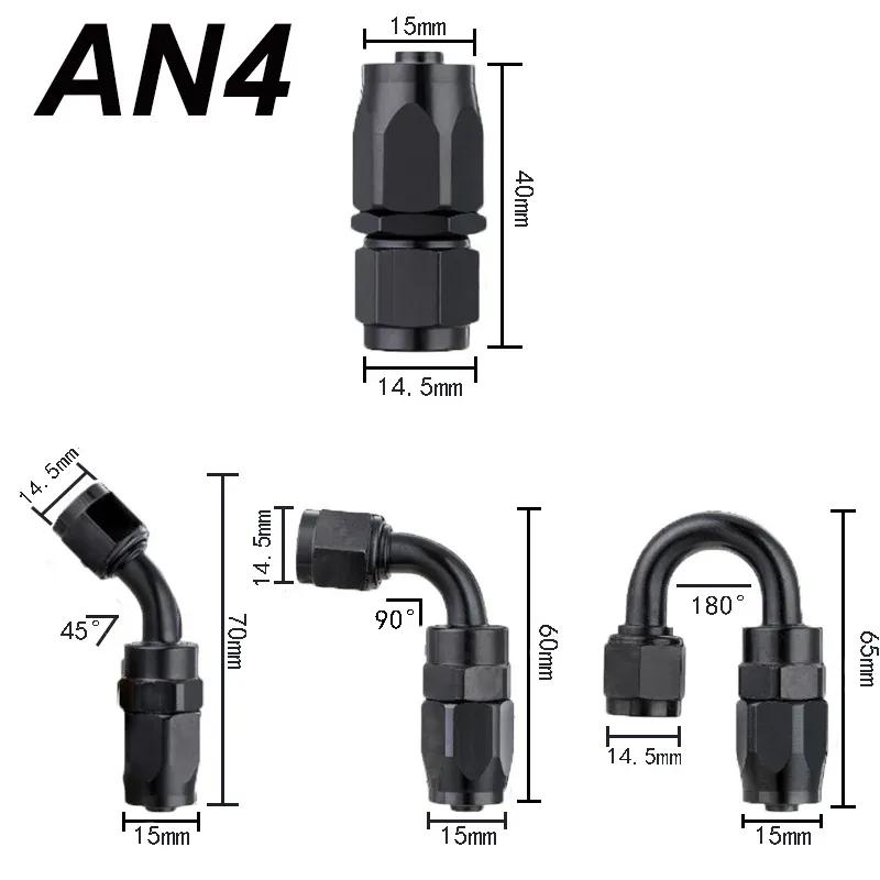 10FT 3M AN6 AN8 Car Fuel Hose Oil Gas Cooler Hose Line Pipe Tube Stainless Steel Braided Inside CPE Rubber + 10 End Adapters