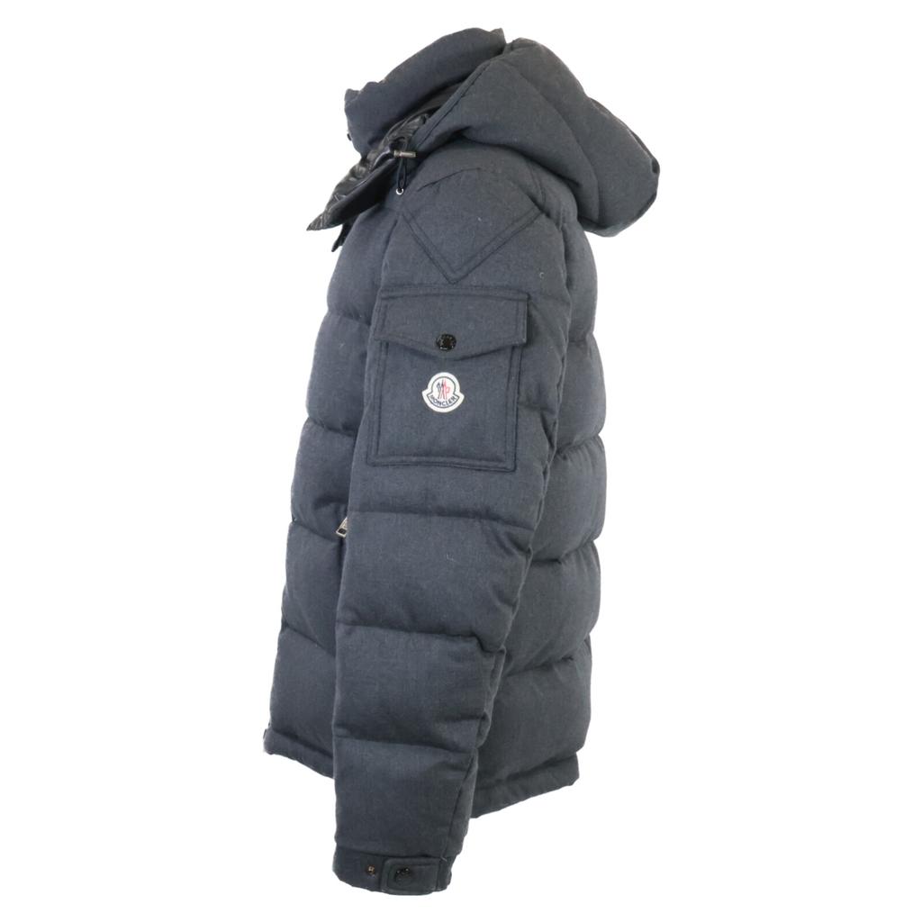 Moncler Excellent Condition MONTGENEVRE Wool Down Jacket Jacket 1 charcoalUsed