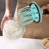 Non-Slip Ergonomic Manual Whisk Lightweight Semi-automatic Mixer Hand Crank Beater  Egg White Cream